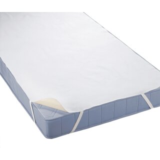 Biberna Sleep & Protect Molton-Matratzenauflage (100x200 cm), weiß